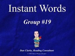 Fast Speed - Danco Phonics