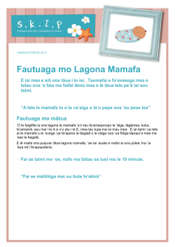 O mea e mafai ona fesoasoani