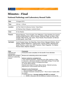 Minutes 18 August 2015