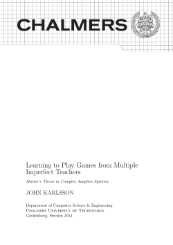 Learning to Play Games from Multiple Imperfect Teachers