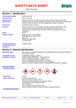 safety data sheet