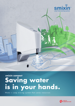 Saving water is in your hands.