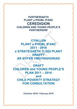 Priority Outcome - Ceredigion 2020