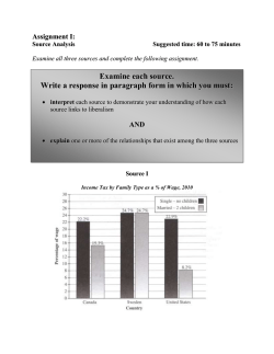 Social 30-1 - Writing Assignment I_June_2012_social Assistance