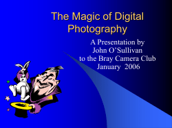 Digital Photography Presentation