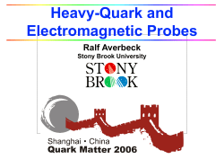 QM2006 rapporteur talk on "Heavy quark and EM probes"