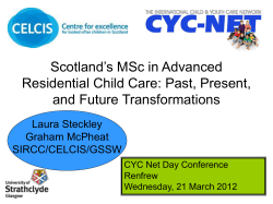 accompanying Powerpoint file - CYC-Net