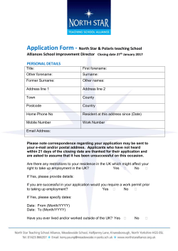 Have you ever lived and/or worked outside of