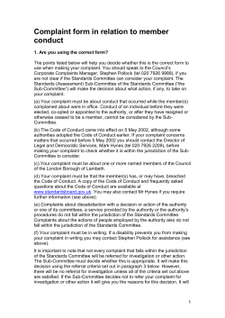 decision notice - Lambeth Council