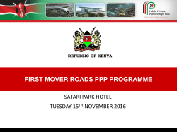 Funding by KeNHA and KURA for such acquisitions being