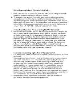 Money Buys Happiness When Spending Fits Our Personality