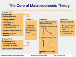Chapter 19: Aggregate Expenditure and Equilibrium