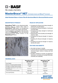 MasterBrace&reg; NET (Formerly known as MBrace&reg; Connect) Alkali
