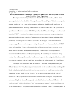 Experiences of Exclusion and Marginality in South Asian American
