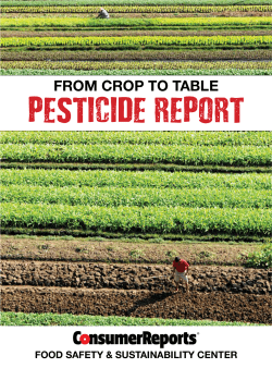 Pesticide Report 2015