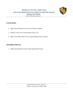 3/6/2017 - Wissahickon School District