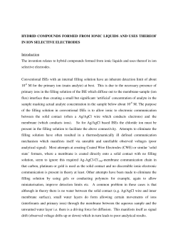 HYDRID COMPOUNDS FORMED FROM IONIC LIQUIDS AND