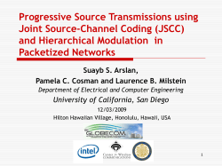 Progressive Source Trans. using JSCC and HM in