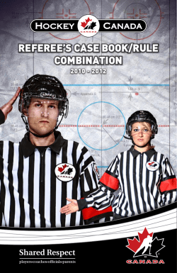 Rule Book - Hockey Nova Scotia
