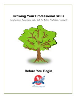 Growing Your Professional Skills Before You Begin