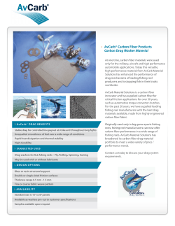 AvCarb&reg; Carbon Fiber Products Carbon Drag Washer Material