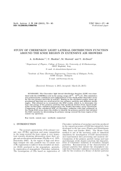 study of cherenkov light lateral distribution function around the knee