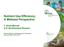 Nutrient Use Efficiency: A Midwest Perspective