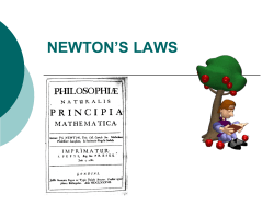 Newton*s 1st Law of Motion - IES Al