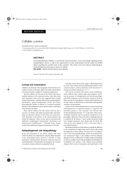 Cellulite: a review