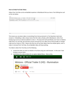 How to Embed YouTube Videos Videos from