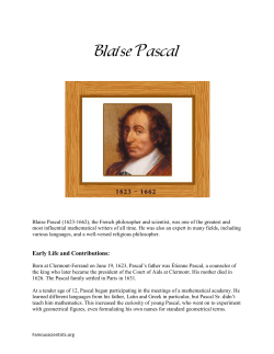 Blaise Pascal