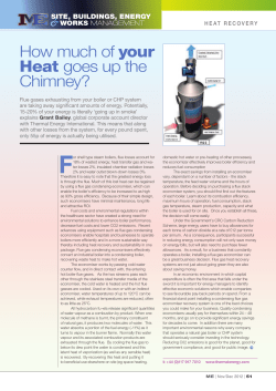How much of your Heat goes up the Chimney?