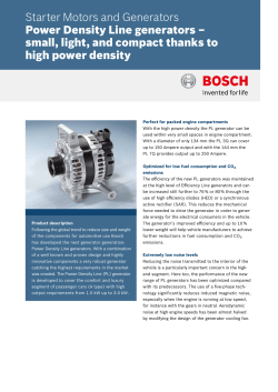 Power Density Line generators