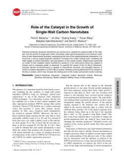 Role of the Catalyst in the Growth of Single