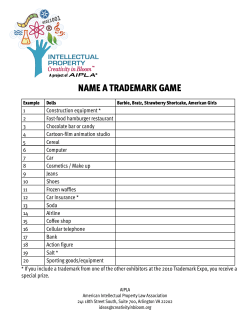 name a trademark game