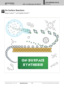 OnSurface Reactions - the Research Group of Angelika K&uuml;hnle