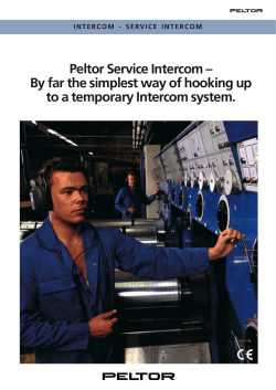 By far the simplest way of hooking up to a temporary Intercom system.