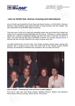 ../win.rar GmbH fast, diverse, knowing and international
