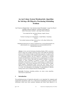 An Ant Colony System Metaheuristic Algorithm for Solving a Bi