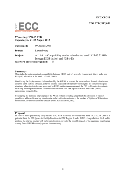 3 rd meeting CPG-15 PTB