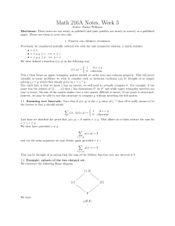 Math 216A Notes, Week 3