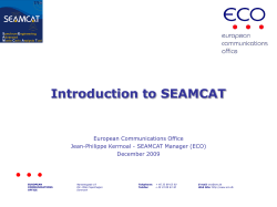 Introduction to SEAMCAT (1.7 MB ppt)
