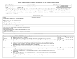 90-Day New Employee/Transfer/Promotion