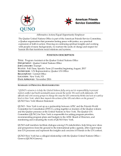 QUNO-Program-Assistant-2017 - American Friends Service