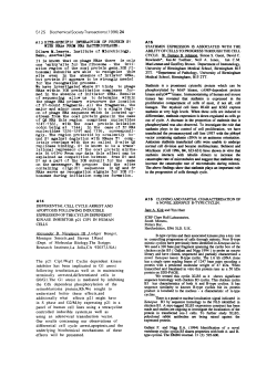 stathmin expression is associated with the ability of cells to progress