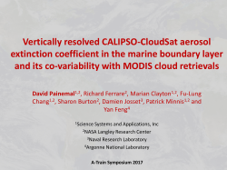 Satellite and ship-based estimates of cloud