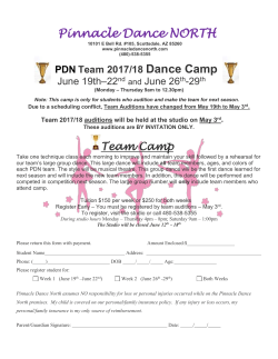 Team Dance Camp 2017 - Pinnacle Dance North