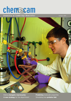 Making inorganic macrocycles A new strategy for the department