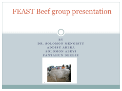 FEAST Presentation