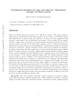 Foundational principles for large scale inference: Illustrations
